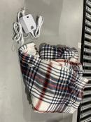 EDDIE BAUER | SMART HEATED ELECTRIC THROW BLANKET - WI-FI ENABLED - PLAID BLUE - Like New