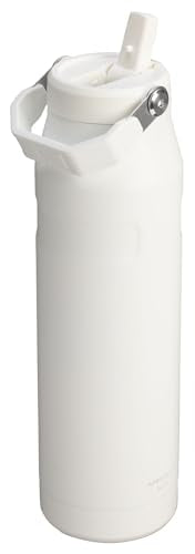 Stanley IceFlow Flip Straw 2.0 Water Bottle 36 OZ Built-In Straw 36oz - Frost - Like New