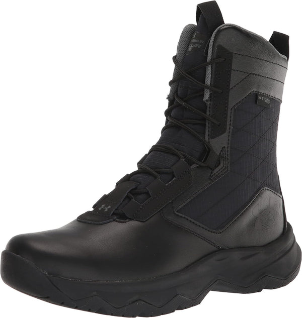 Under Armour Stellar G2 WP Size 11.5 MENS- BLACK/BLACK/PITCH GRAY - Like New