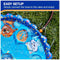 SWIMWAYS 6068642 PAW PATROL SPLASH MAT KIDS SPLASH PAD & OUTDOOR TOYS - Like New