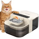 INVENGO FILTERLESS CAT WATER FOUNTAIN WASTEWATER SEPARATION 3.5L STAINLESS - BLK - Like New