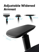 Ouliean Ergonomic Office Chair Adjustable Lumbar Support - Black - Like New