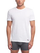 PUMA MENS MEN'S 3 PACK CREW NECK T-SHIRTS - SIZE: MEN XL - WHITE - Brand New