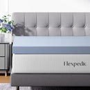 FP Flexpedic King Mattress Topper, 4" Cooling Mattress, Gel Infused, CertiPUR-US - Brand New