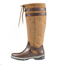 B01DJKQ3BW HORZE Crescendo Barron Tall Waterproof Boots Brown 8.5 - Brand New