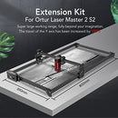 ORTUR Laser Engraver Area Expansion Kit - Black - Brand New