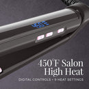 REMINGTON 1" PEARL CERAMIC FLAT IRON, HAIR STRAIGHTENER - BLACK PINK - Like New
