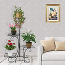 Moutik Home Metal Plant Stand:Flower Holder Pots Garden Yard Decor Display Stand - Brand New