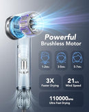 iDOO Hair Dryer with Diffuser for Women, 1500W Blow Dryer, X003YECFL7 - Black - Brand New