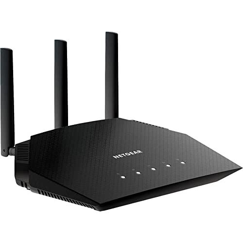 NETGEAR WI-FI 6 IEEE 802.11AX ETHERNET WIRELESS ROUTER RAX10 - BLACK - Like New