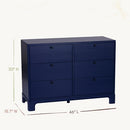Little Seeds Posey 6-Drawer Dresser - True White - Like New