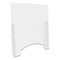 DEFLECTO COUNTER TOP BARRIER WITH PASS THRU 31.75" X 6" X 36" CLEAR PBCTPC3136P - Brand New