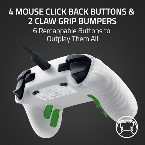 RAZER WOLVERINE V3 TOURNAMENT EDITION WIRED GAMING CONTROLLER WHITE - Like New