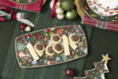 LENOX NUTCRACKER BALLET PORCELAIN CHRISTMAS SERVING TRAY - HORS D'OEUVRES - Like New