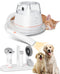 PAWHAUS P9 Dog Grooming Kit Vacuum Suction 5 in 1 Pet - ORANGE/WHITE Like New