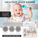 Children Of Design Classic Non-Reclinable 6 in 1 Baby High Chair - Grey/White - Like New