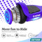 Gotrax Edge Hoverboard 6.5" LED Wheels Headlight 6.2mph & 4 Miles 200W - Violet - Like New