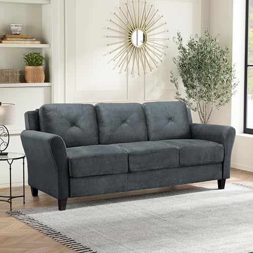 LIFESTYLE SOLUTIONS HARRINGTON SOFA - DARK GRAY - Scratch & Dent
