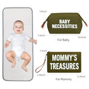 KABAQOO Diaper Bag Tote Mommy Bag for Hospital Newborn Registry - Olive Green - Brand New