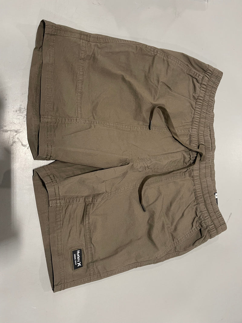 HURLEY MEN'S PULL ON TWILL SHORT - SIZE: MEN S - WOODLAND - Brand New