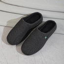 ROXONI MEN'S SOFT TWO TONE MEMORY FOAM INDOOR OUTDOOR - SIZE: MEN 10-11 - BLACK - Brand New