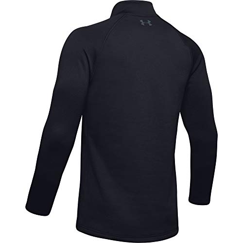 1343242 UNDER ARMOUR MEN'S PACKAGED BASE 4.0 1/4 ZIP BLACK SIZE M - Like New