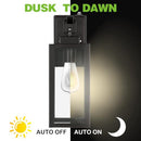 hykolity 18 Inch Dusk to Dawn Light for Patios - Black - Brand New