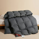 AIRLUCK LUXURY FEATHER DOWN COMFORTER QUEEN FULL SIZE FILLED DOWN - GRAY - Like New