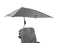 SPORT-BRELLA CHAIR UPF 50+ ADJUSTABLE UMBRELLA BEACH CHAIR 10253 - GRAY - Brand New