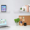 VIVO Dual Acrylic 24" Floating Bookshelves Wall Display Organizer 2-Pack - Brand New