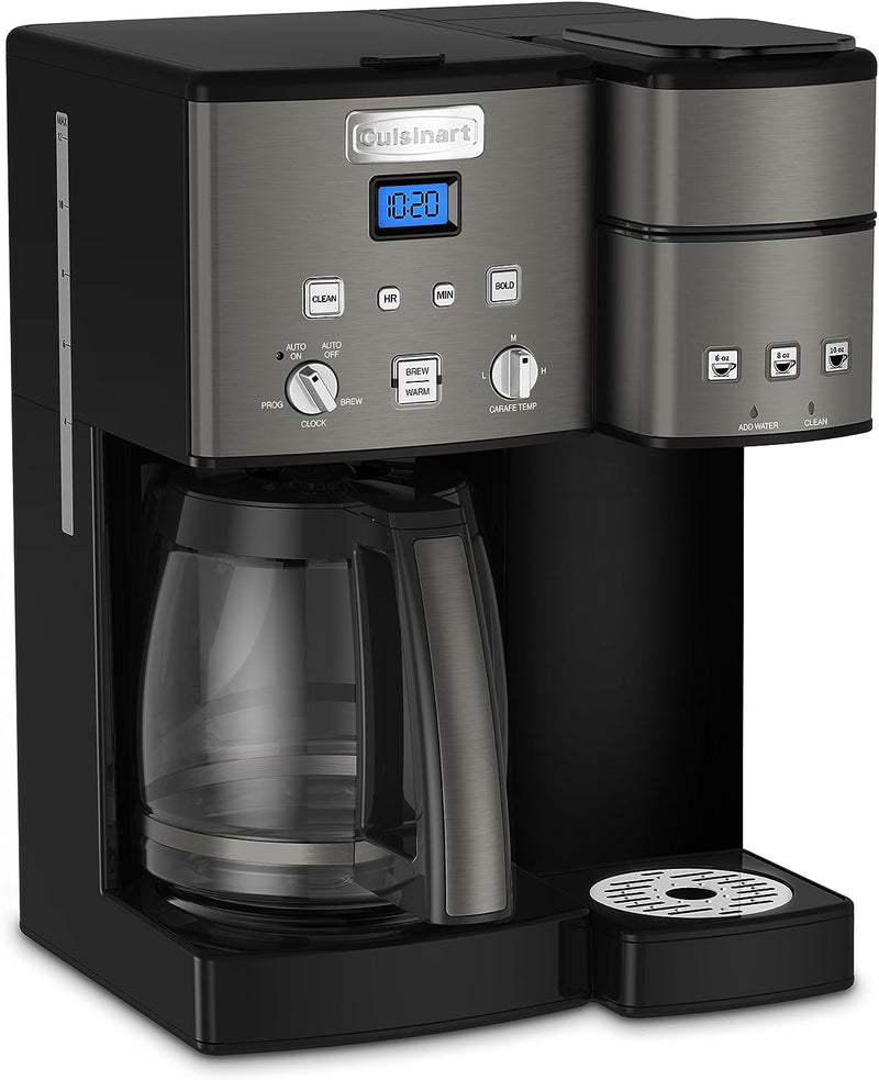 Cuisinart SS-15BKSFR 12 Cup Coffeemaker Brewer Coffemaker/Single-Serve - BLACK - Like New