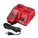 MILWAUKEE M12-18 VOLT MULTI-VOLATGE BATTERY CHARGER - RED/BLACK - Like New