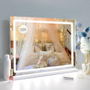 LILYHOME MAKEUP VANITY MIRROR WITH LIGHTS 22.8"X 18.1" LARGE LED LIGHTED - WHITE - Like New