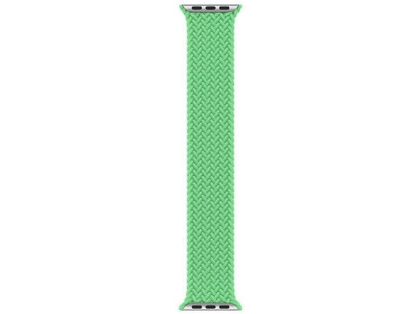 APPLE WATCH BRAIDED SOLO LOOP 45MM - SIZE 6 - BRIGHT GREEN - Brand New