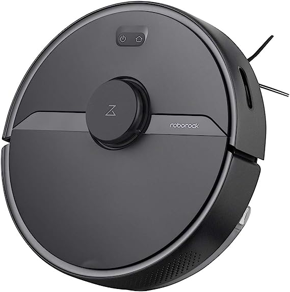 Roborock S6 Robot Vacuum, Robotic Vacuum Cleaner Mop Adaptive Mapping - BLACK Like New