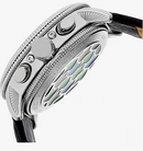 Heritor Automatic Aura Men's Semi-Skeleton Watch Silver/Black HERHR3501 - Like New