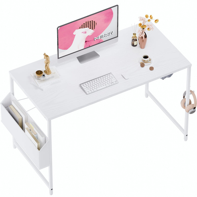 Pamray 47 Inch Computer Desk for Small Spaces with Storage Bag Home Office Work - Like New