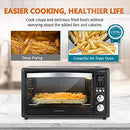 CROWNFUL Air Fryer Toaster Oven, 32 Quart Convection Roaster, B08DKYXTKY - Black - Brand New