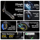 SEGWAY NINEBOT MAX ELECTRIC KICK SCOOTER W/POWERFUL MOTOR, - Scratch & Dent