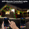GEMECE SMART C9 CHRISTMAS OUTDOOR LIGHTS 99FT 150 LEDS RGB STRING LIGHTS - Like New