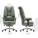 Big and Tall Office Chair 400lbs Wide Seat, (Light Green) - Like New