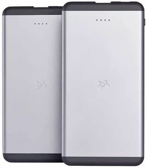Ubio Labs PWB1026 6000mah Capacity Power Bank for Mobile Phone 2-Pack - Silver - Like New