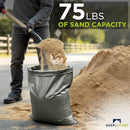 KEEP N STORE HEAVY DUTY SAND BAGS PACK OF 6 18x30 inches, 75 Pounds Volume - Like New