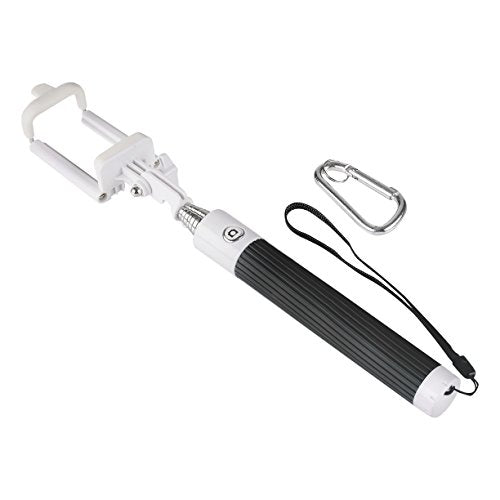 VIVITAR SELFIE STICK WITH AUX-IN WIRED SHUTTER RELEASE VIV-TR-465-BLK - BLACK - Like New