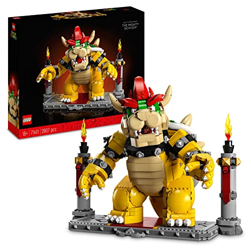 LEGO SUPER MARIO THE POWERFUL BOWSER ADULT BUILDING MODEL KIT - MULTICOLOR - Like New