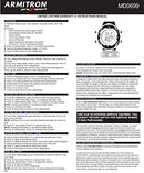 ARMITRON SPORT WOMENS DIGITAL CHRONOGRAPH RESIN STRAP WATCH - NEON PINK - Like New