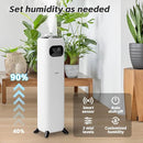 MIFASOL HUMIDIFIER LARGE, 2.3GAL/9L, TIMER, 360°NOZZLE, REMOTE CONTROL - WHITE - Like New