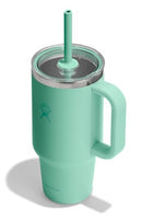 HYDRO FLASK TRAVEL TUMBLER, LID STRAW INSULATED, 32OZ - MERMAID GREEN - Brand New