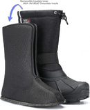 MORENDL MEN'S SNOW BOOTS FOR WINTER WATERPROOF COLD-WEATHER - SIZE: 11 - BLACK - Like New