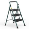 HBTOWER STEP LADDER, FOLDING STEP STOOL WITH WIDE ANTI-SLIP PEDAL - DARK/GREEN - Like New